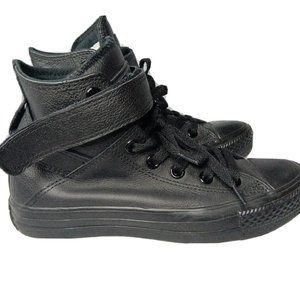 Converse Chuck Taylor Brea Hi 549582C Black Leather Women's Size 6 Shoes